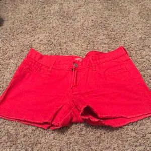 Red old navy shorts
